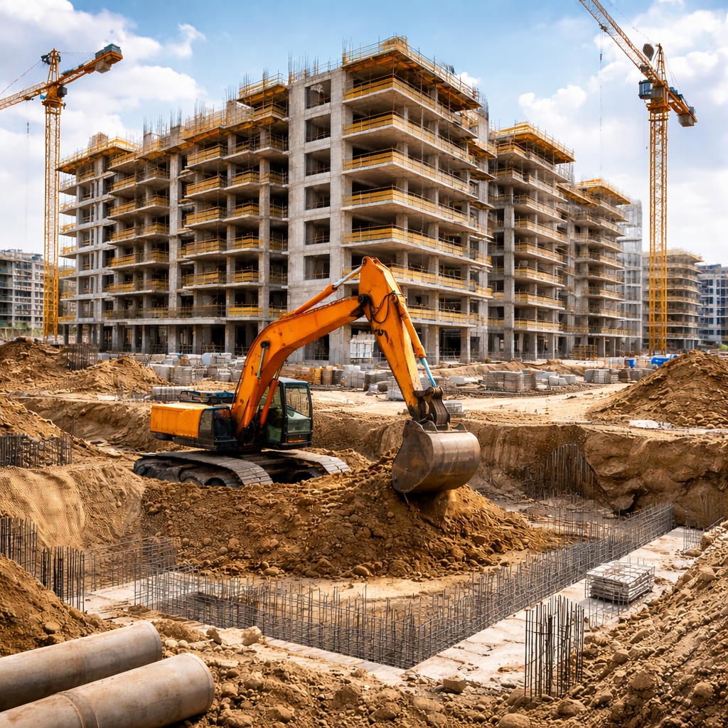 Fouilles pour fondations